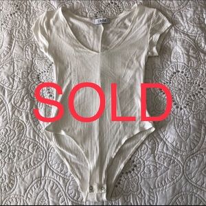 LILYFUL White Bodysuit